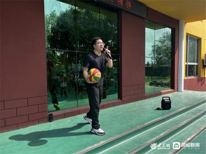 小篮球大梦想——利津县汀罗镇中心幼儿园开展篮球训练活动