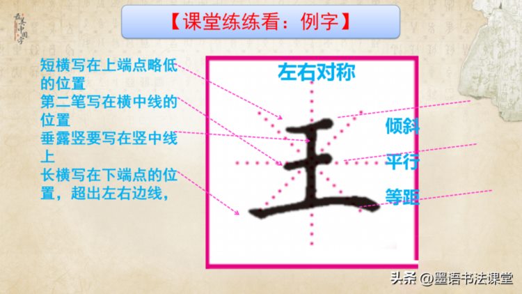 练字干货分享，硬笔书法培训教材ppt课件教案：楷书笔画 偏旁部首