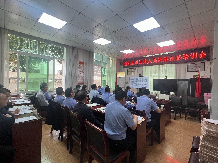 镇巴县司法局开展业务培训 强化司法行政干部素能提升