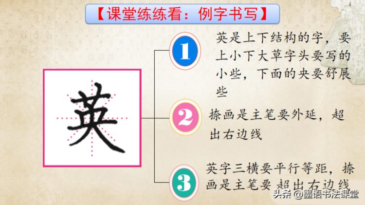 练字干货分享，硬笔书法培训教材ppt课件教案：楷书笔画 偏旁部首