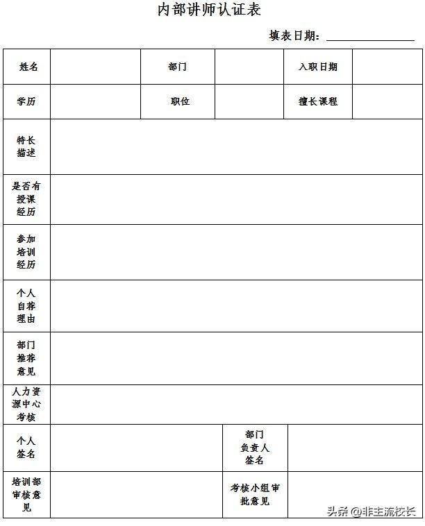 公司内部培训讲师的奖励办法