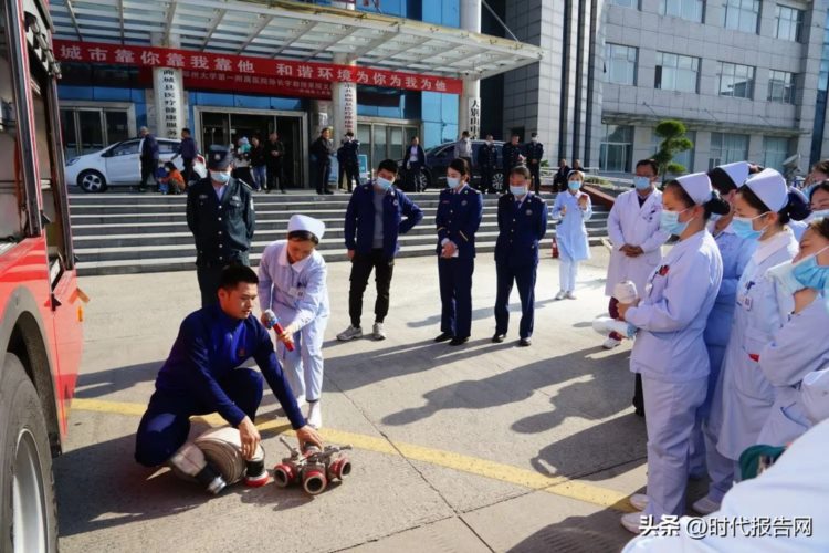 夯实消防安全基础——商城县人民医院开展消防安全知识培训及应急疏散演练活动