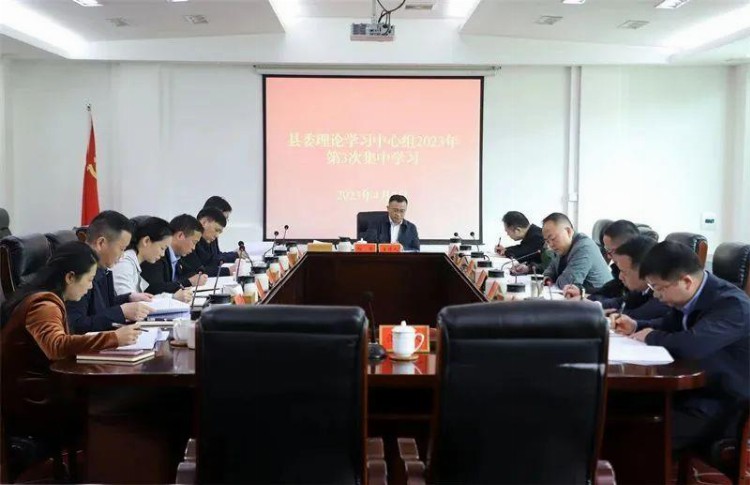 桃江县委理论学习中心组（扩大）开展2023年第3次集中学习