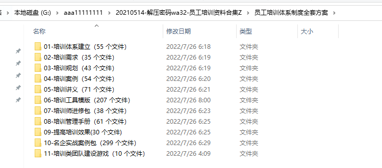 企业员工培训资料合集，专业案例教程工具，培训学习直接套用