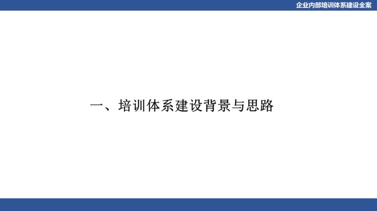 关于企业体系建设：企业内部培训体系建设全案（PPT详细收藏版）