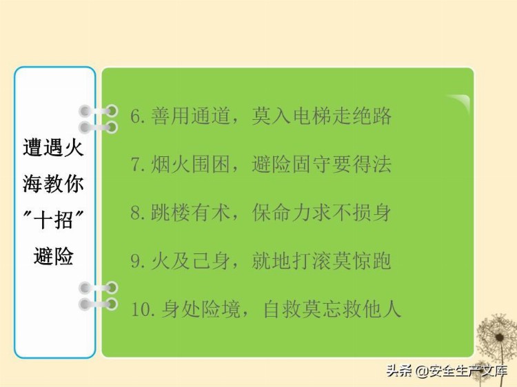 企业管理培训系列之消防安全知识培训