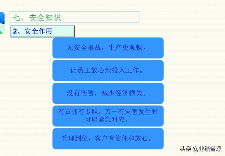 「管理出业绩」7S知识培训