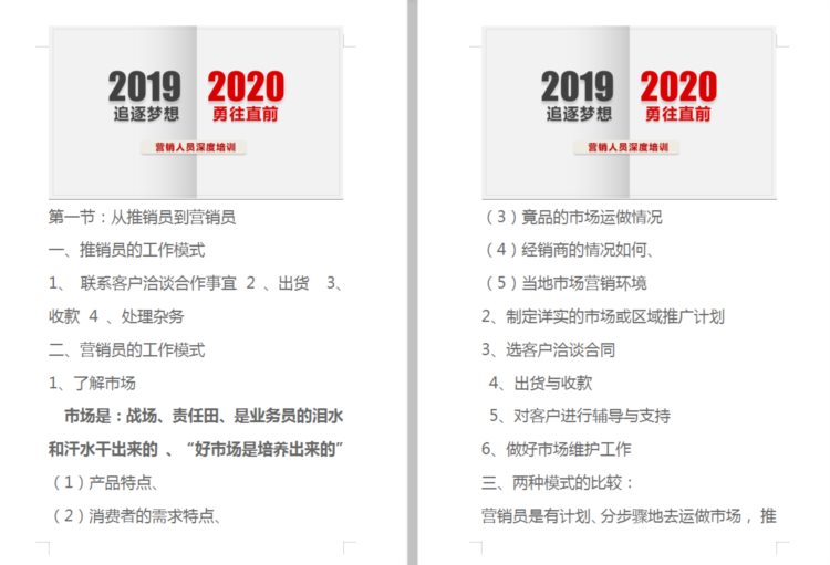 64页市场销售与营销人员深度培训：从了解销售到客户管理完整一套