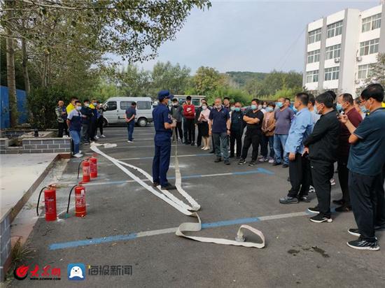 消防在我心，安全伴我行丨诸城市桃林镇组织开展消防应急现场培训演练