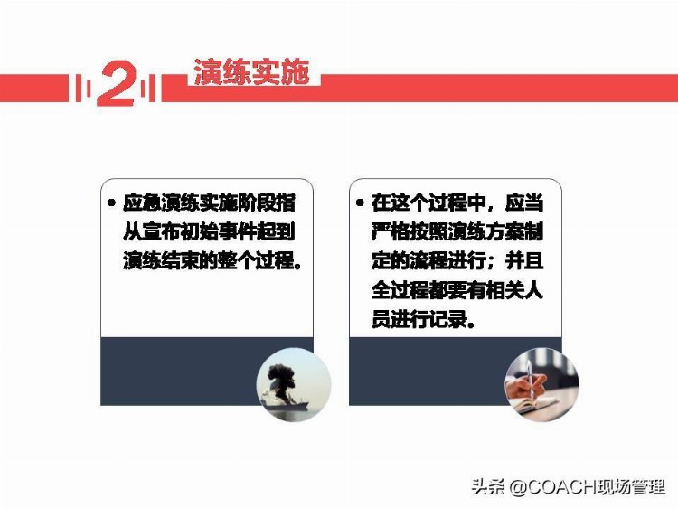 现场管理（安全）-35P PPT 应急演练及应急知识培训