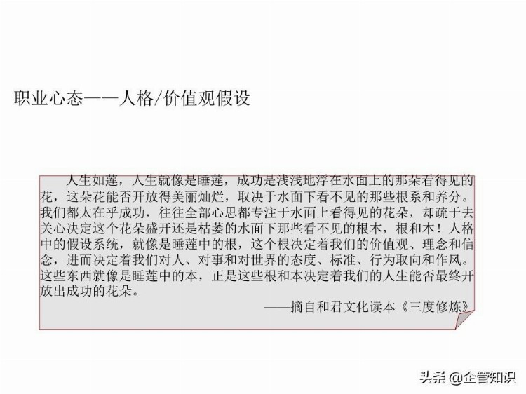 中层管理人员领导力培养-培训资料