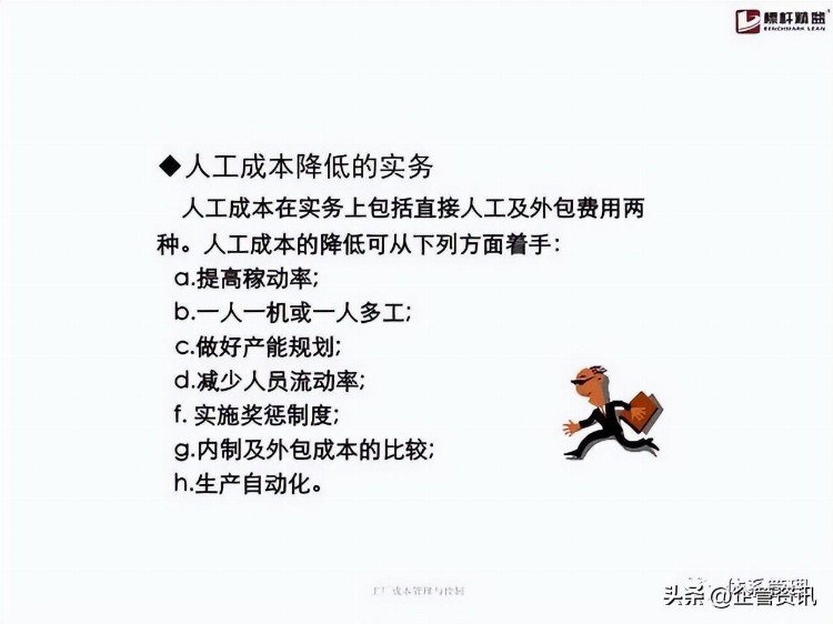 制造工厂全面管理培训