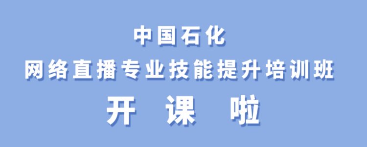 理论学习 实战演练：中国石化举办网络直播专业技能提升培训班