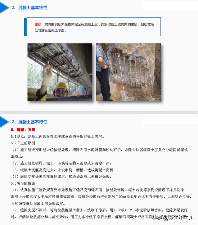 中建工程混凝土知识培训讲义2023