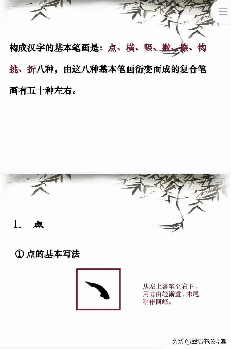 硬笔书法培训教程PPT，上课、自学都很好