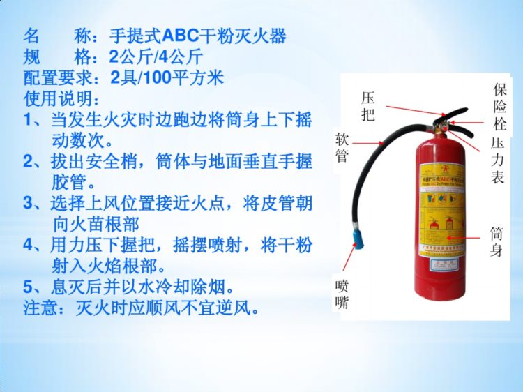 消防安全知识培训课件