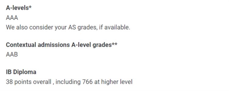 G5新专业Alevel申请要求曝光！考到AAB就能入学！