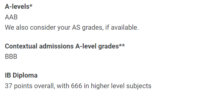 G5新专业Alevel申请要求曝光！考到AAB就能入学！