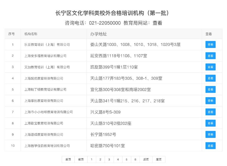 附名单！给娃报班“白名单”来了！上海公布首批900家合格的文化学科类校外培训机构名单