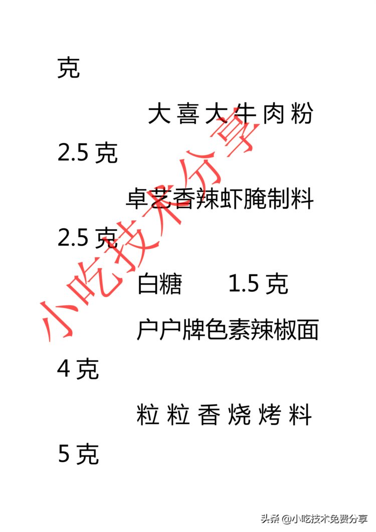 大舵手烧烤2018培训资料1（篇幅比较长，分3篇发完）