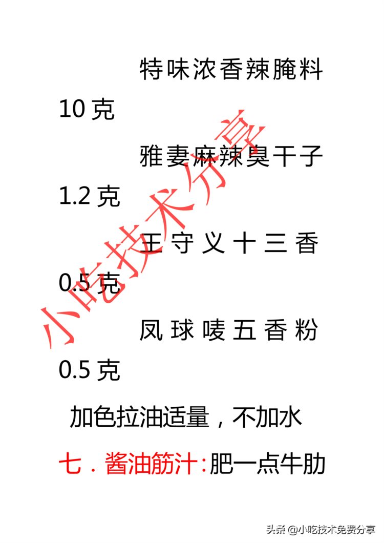 大舵手烧烤2018培训资料1（篇幅比较长，分3篇发完）