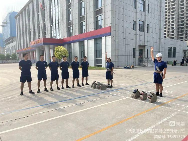 新乡支队夏秋季消防员衔级晋升培训班工作风采记录