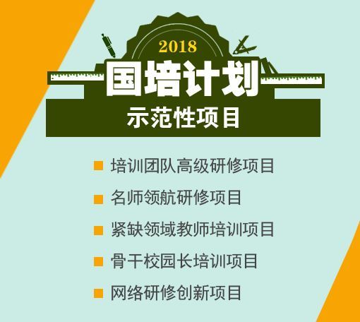 @中小学幼儿园教师，2018年国培计划安排来了