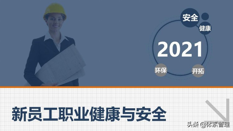 202109新员工职业健康与安全培训课件PPT-给企业员工培训教材