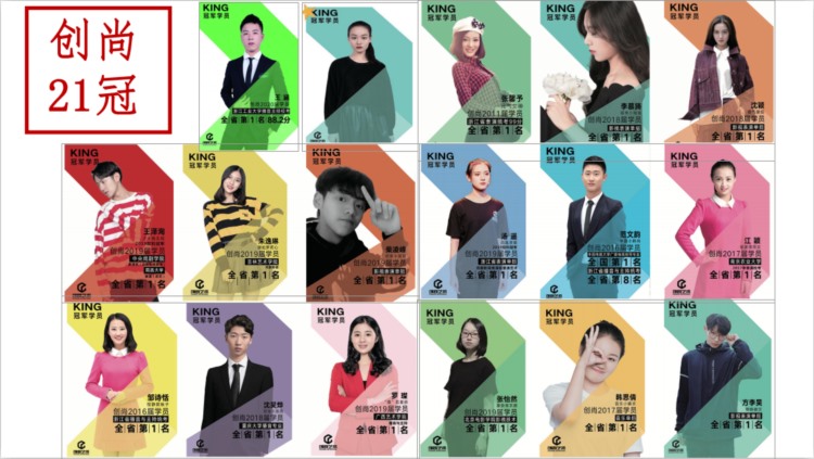 杭州艺考培训机构---创尚艺术21位冠军的诞生地