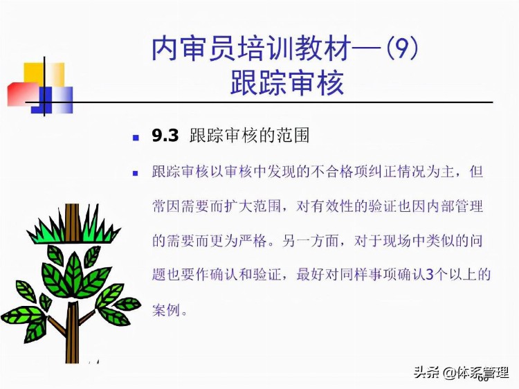 「体系管理」内审员培训教材-审核基本知识