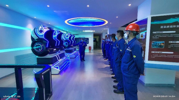 八钢公司安全文化中心VR沉浸式体感培训成效显著