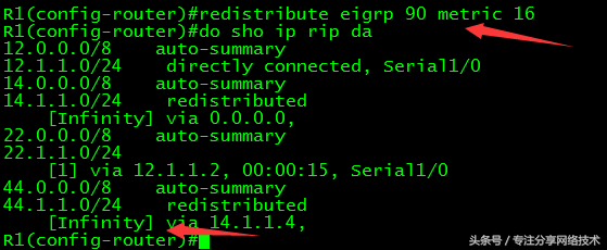 思科CCNP CCIE-22-路由重分布讲解与配置