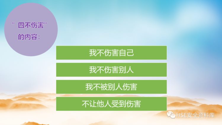 PPT |【课件】全员安全理念培训，四不伤害24条提示（42页）