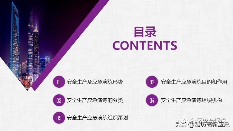 【PPT】安全生产应急演练培训课程