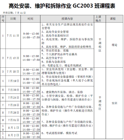 第二期PLC编程、焊工操作及第三期高处作业培训及考证班开课啦