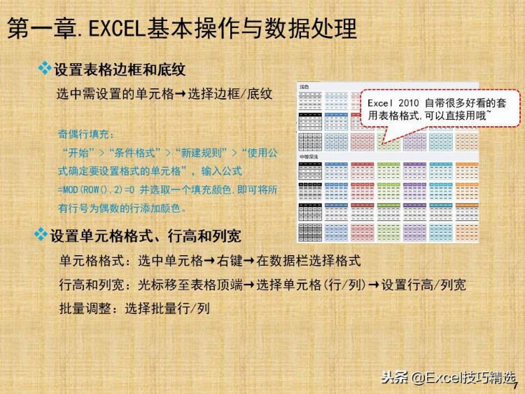 94页《Excel高效办公》新人培训PPT，图文并茂，适合小白入门