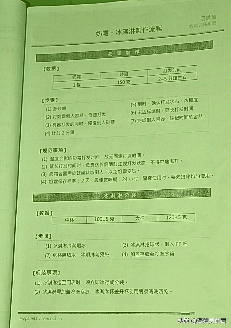 某知名连锁奶茶店内部训练手册，花了不少钱才弄到手的