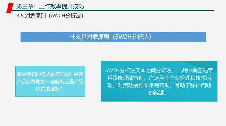 企业管理之管理者工作能力与效率提升学习培训课程PPT教材