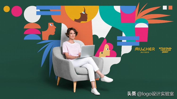 Mulher In Foco 培训公司logo设计 via:Empathy Company