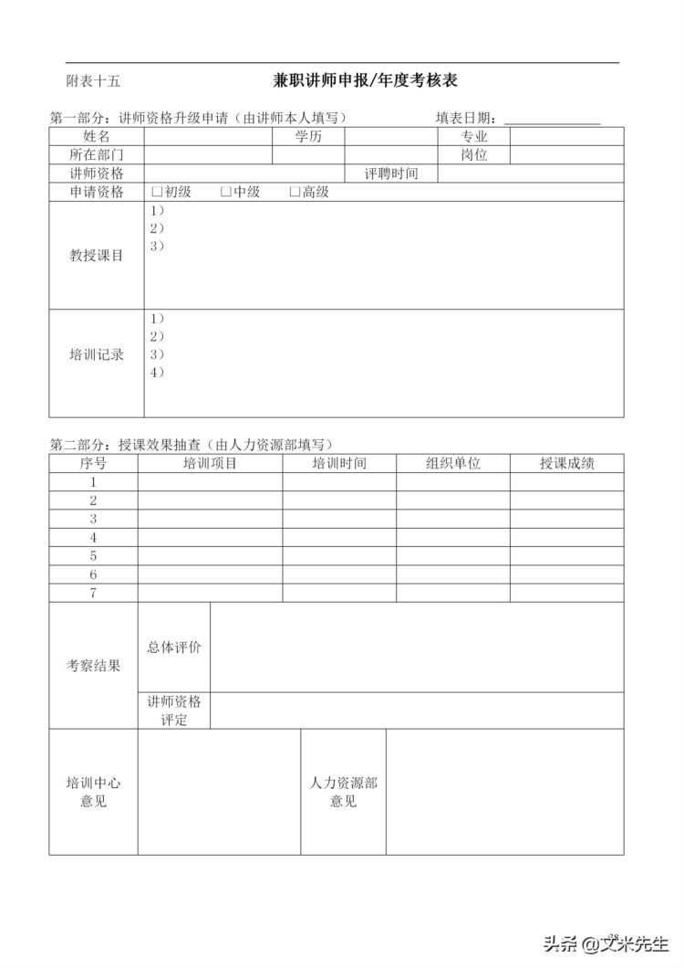 培训管理手册涉及的流程表格：48页知名公司培训管理手册超详细