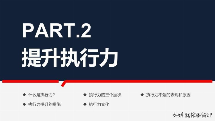 「体系管理」管理者工作能力与效率提升学习培训课程PPT教材