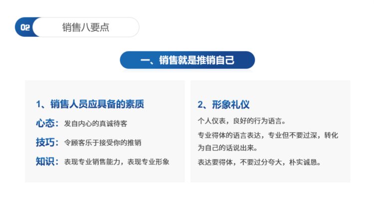 销售技巧知识培训动态PPT，全套演示课件，员工教育拿来就用