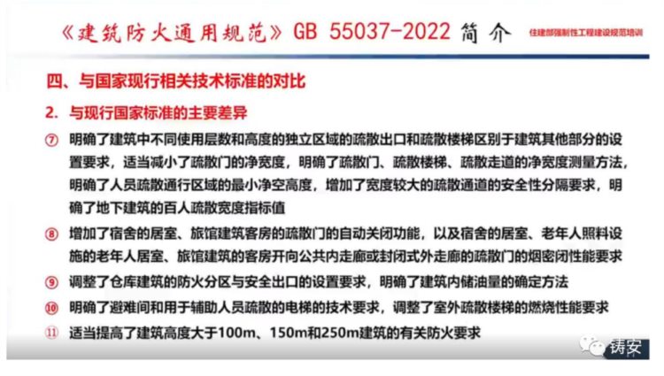 GB55037-2022《建筑防火通用规范》住建部标准定额司培训课件