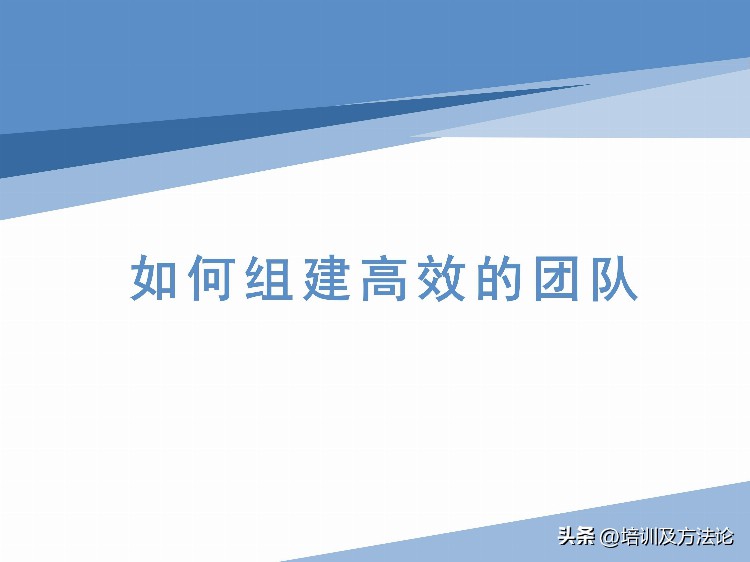 高效团队建设方案培训