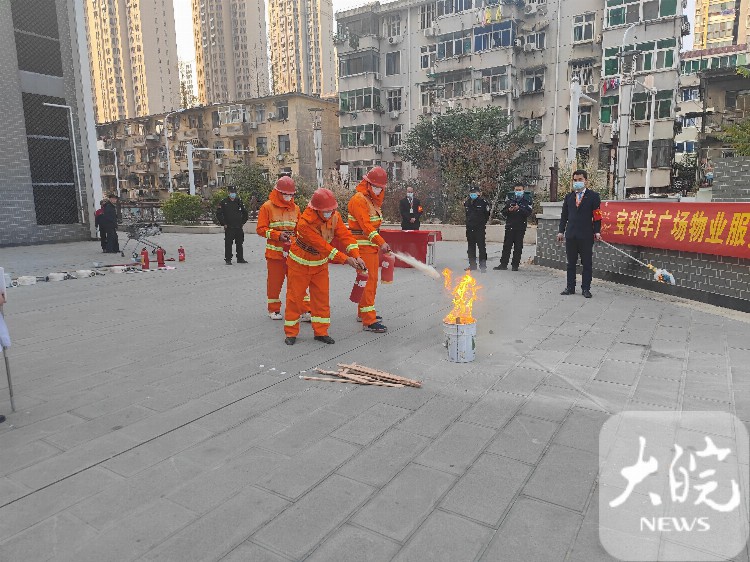 绷紧安全这根弦！合肥一社区开展消防演习及培训