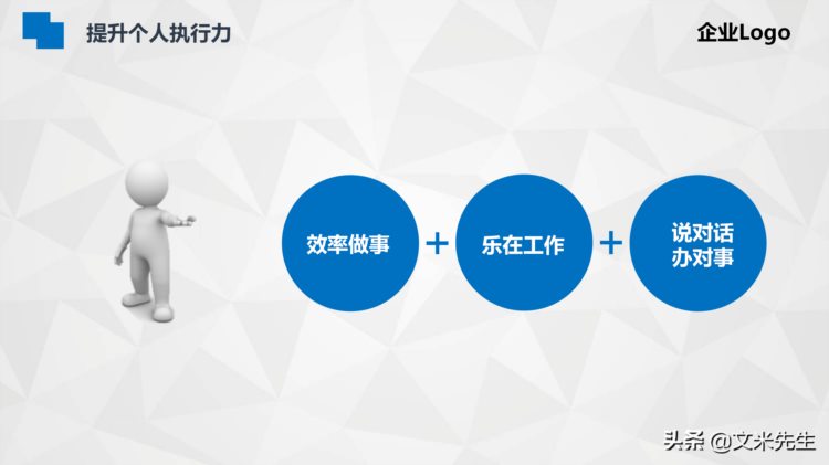 用对的人做对的事，把事做对，26页企业管理之执行力培训，经典