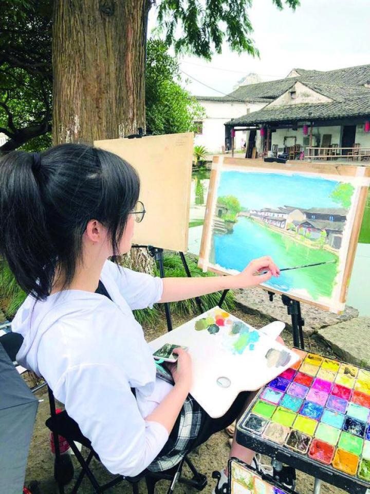杭州市黄公望高级中学：浙江省内唯一一个全部招收美术生的普通高中