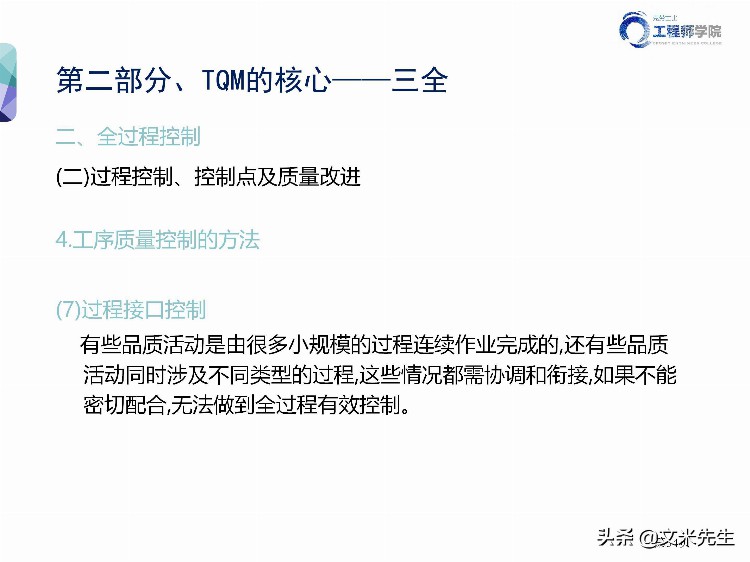 华为质量管理专家分享：140页全面质量管理TQM培训教材，专业完整