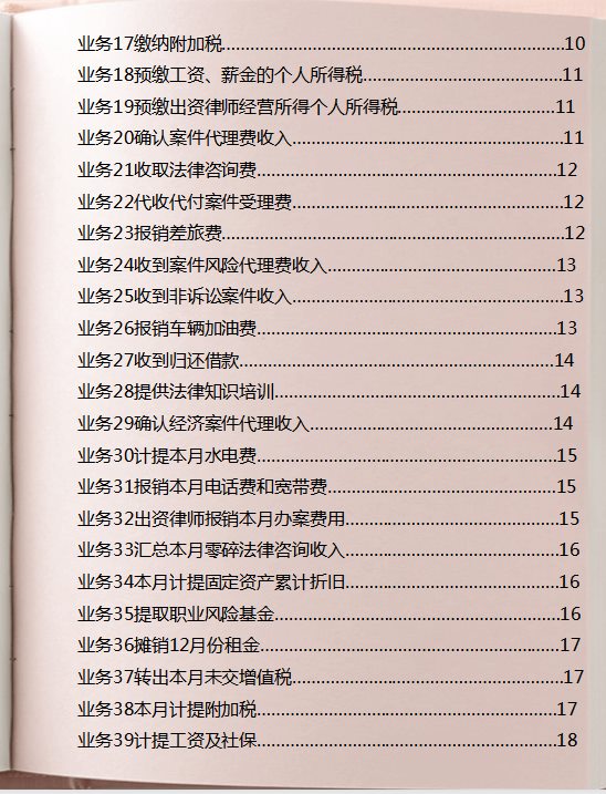 律师事务所的会计账务能有多难！这45笔业务实操，学会能立马上手