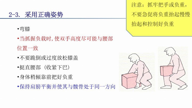 PPT下载：搬运作业中的安全 施工现场操作图集